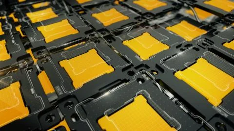 IT futuristic technology background Stock-Illustration