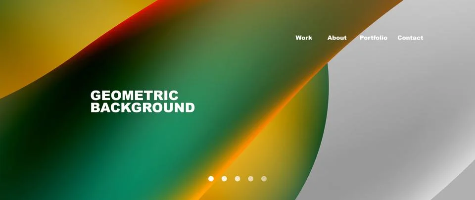 It is a geometric background with a circle in the middle Illustrazione stock