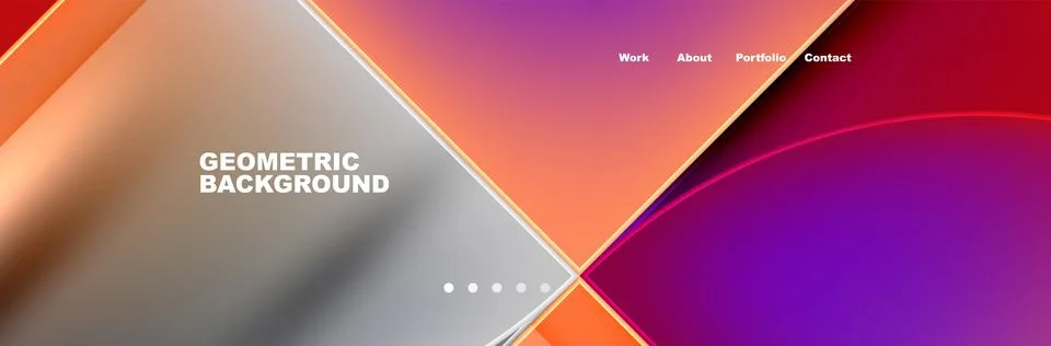 It is a geometric background with a lot of different colors Illustrazione stock