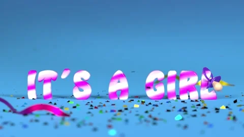 It is a girl message cracker Stock Footage 240368712