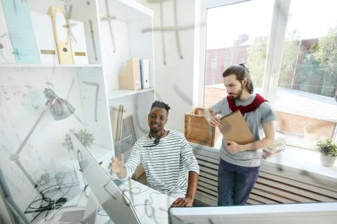 It-guys at work Stock Photos