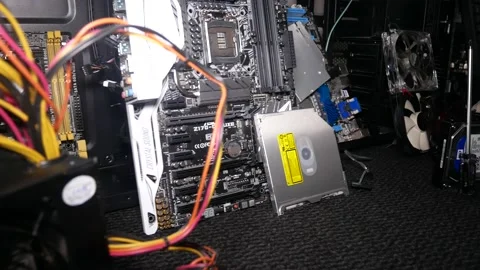 IT-Hardware close-up Stock Footage 131672731