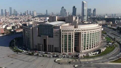 It is the largest Courthouse on the European Side of Istanbul. Stock-Footage 146281913