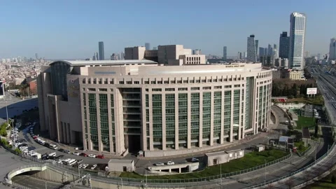 It is the largest Courthouse on the European Side of Istanbul. Stock-Footage 146282464