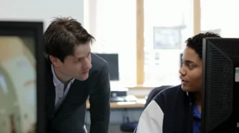 IT lesson Stock Footage 22664218