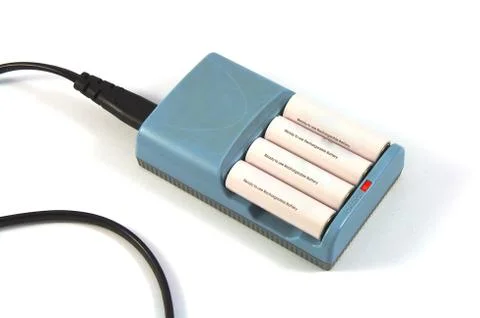 It loads batteries processor charge 스톡 사진