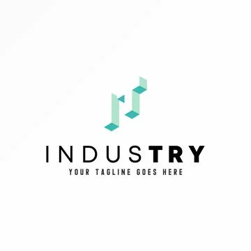 IT logo abstract concept. Amazing 3D design. 스톡 일러스트