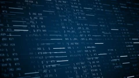 It looks like a computer screen with a lot of lines on it Stock Photos