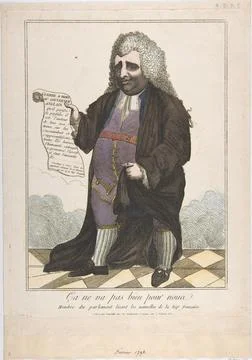 It is Not Going Well For Us: A Member of Parliament Reading the News of the.. Illustration