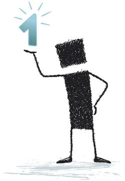 It is number one Illustrazione stock