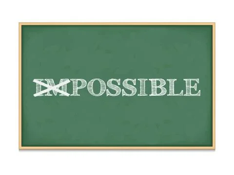 It is Possible Stock Illustration