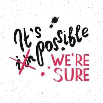 It is possible we are sure Ilustración de archivo