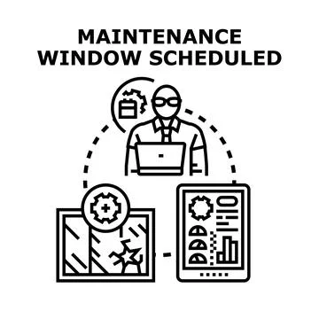 It professional managing system maintenance planning イラスト素材