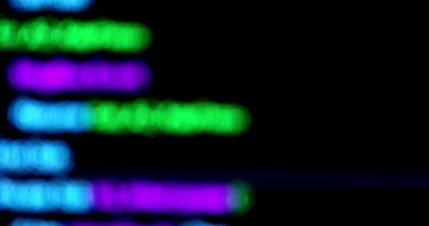IT Programers coding on Computer screen engineer developing software Stock Footage 334021485