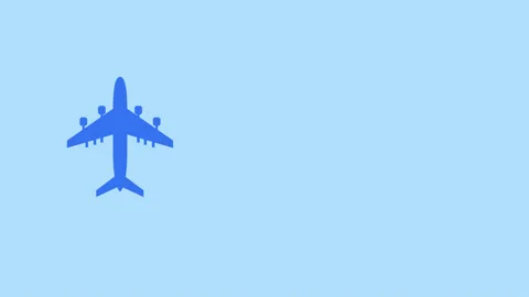It Is Prohibited To Use Cell Phones On The Plane 4k Animation Stock Footage 283318441