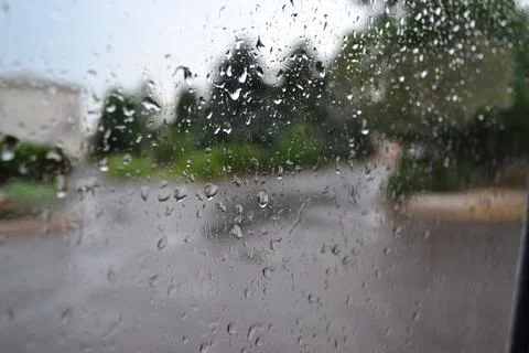 It raindrops 库存照片