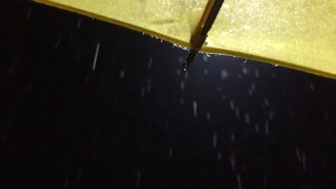 It is raining all night long. Stock Footage 137436100