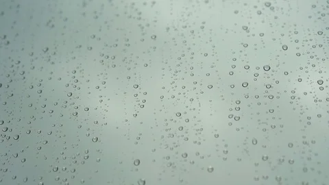 It is raining outside the window day concept Stock Footage 109348039