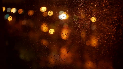 It is raining outside the window Stock Footage 152832361