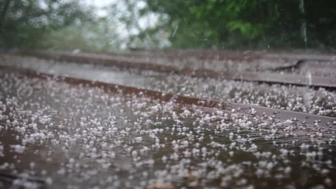 It rains on Stock Footage 154428200
