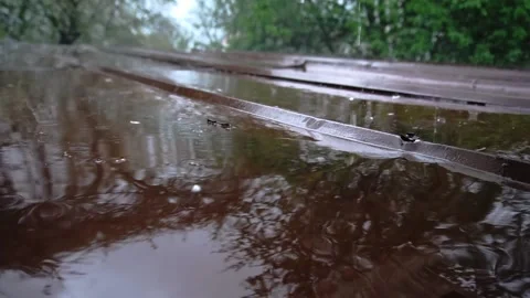 It rains on Stock Footage 154428252