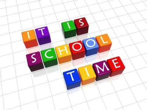 It is school time Stock Illustration