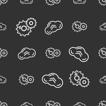 IT seamless pattern Stock Illustration