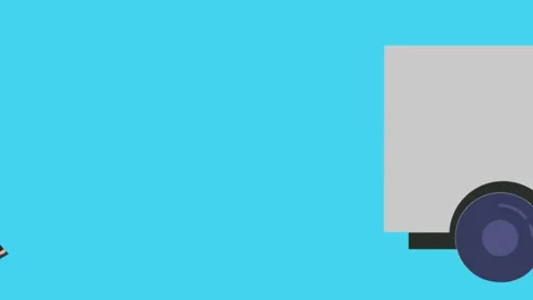 It is seen that he will bring the package into the truck. This package will b Stock Footage 219398110