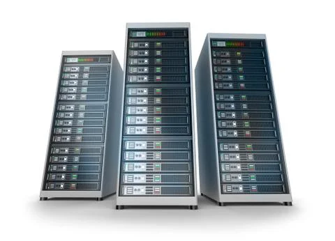 IT server grid イラスト素材