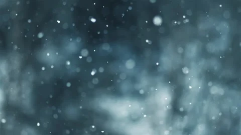 It is snowing in cold winter nature background Stock Footage 292916350