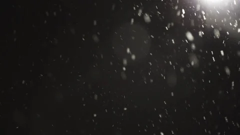 It snows at night 스톡 동영상 98778802