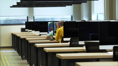 IT speciaslists work in office Stock Footage 85951220