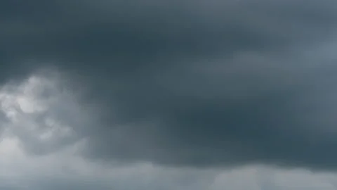 It starts to rain from the rain clouds Stock Footage 156125410