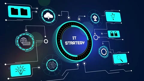 IT Strategy Planning Animation for Infrastructure &amp; Alignment Stock Footage 329459096