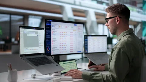 IT Support Specialist Resolves Customer Issue Stock Footage 342962839