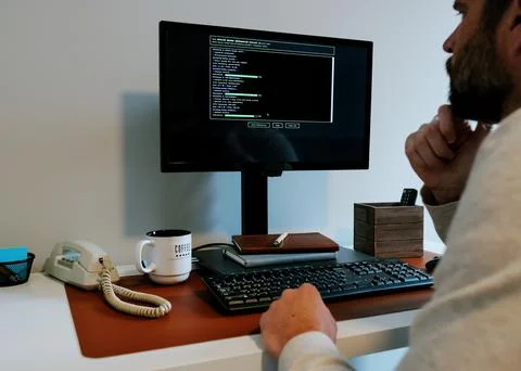 IT Systems Saves the Day Restoring Backups Concept Stock Photos
