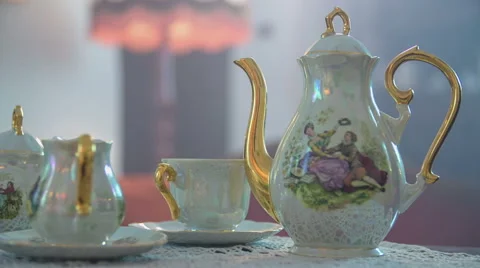It is a tea time Stock Footage 49418332
