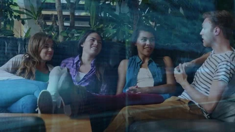 IT team reviewing AR code overlay appearing, pointing while hex values shifting Stock Footage 320127998