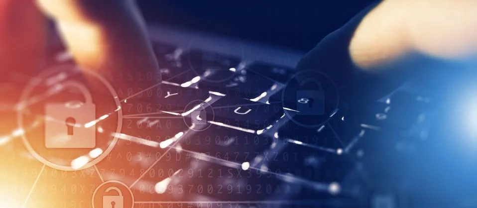 It technology banner concept Stock Photos