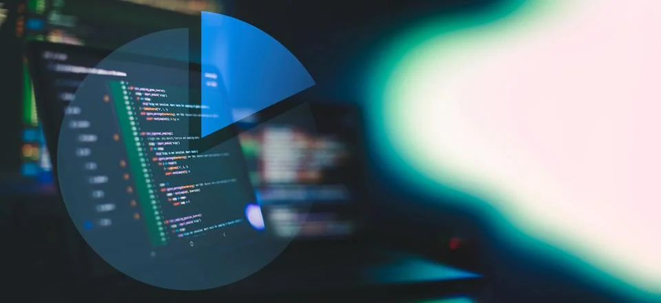 IT technology industry concept development of programming and coding techno.. Stock-Fotos