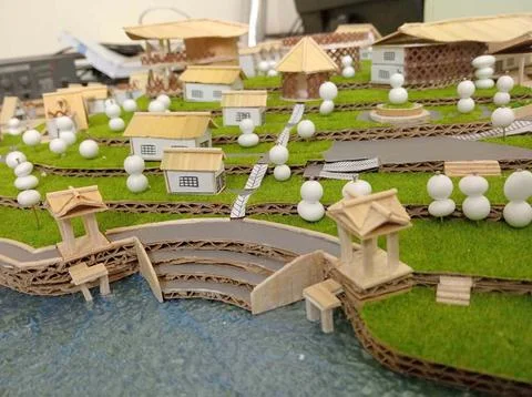 It is a thesis project, project name Sukirin Resort. Stock Photos