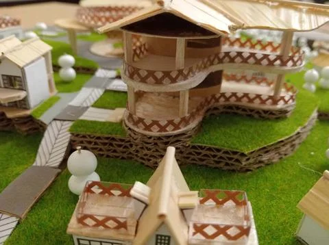 It is a thesis project, project name Sukirin Resort. Stock Photos