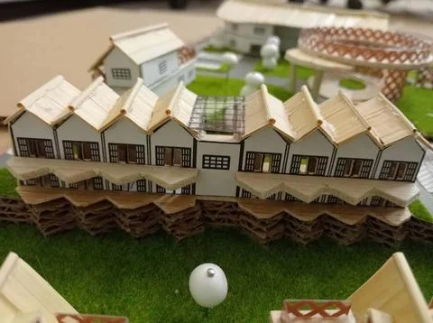 It is a thesis project, project name Sukirin Resort. Stock Photos