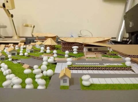 It is a thesis project, project name Sukirin Resort. Stock Photos