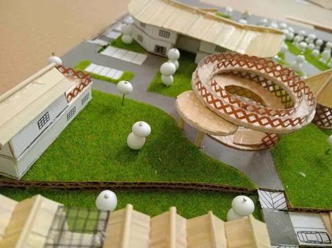 It is a thesis project, project name Sukirin Resort. Stock Photos