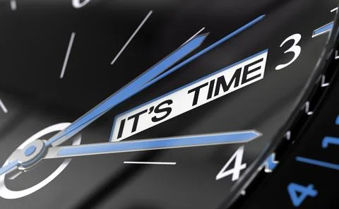 It is time to change or start anew Stock Illustration