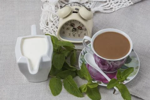 It is time to coffee break. Stock Photos