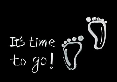It is time to go Fotos Stock