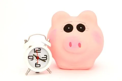 It is time for the savings Stock Photos