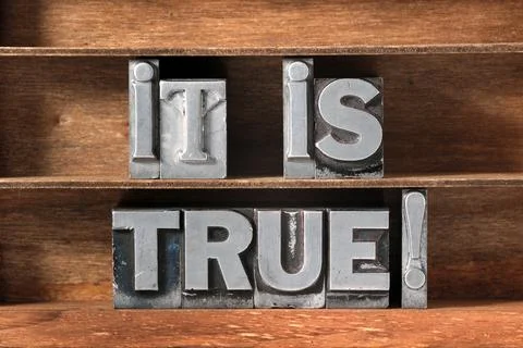 It is true tray Stock Photos